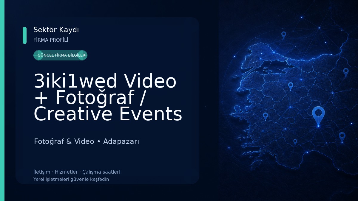 3iki1wed Video + Fotoğraf / Creative Events & Production Fotoğraf & Video