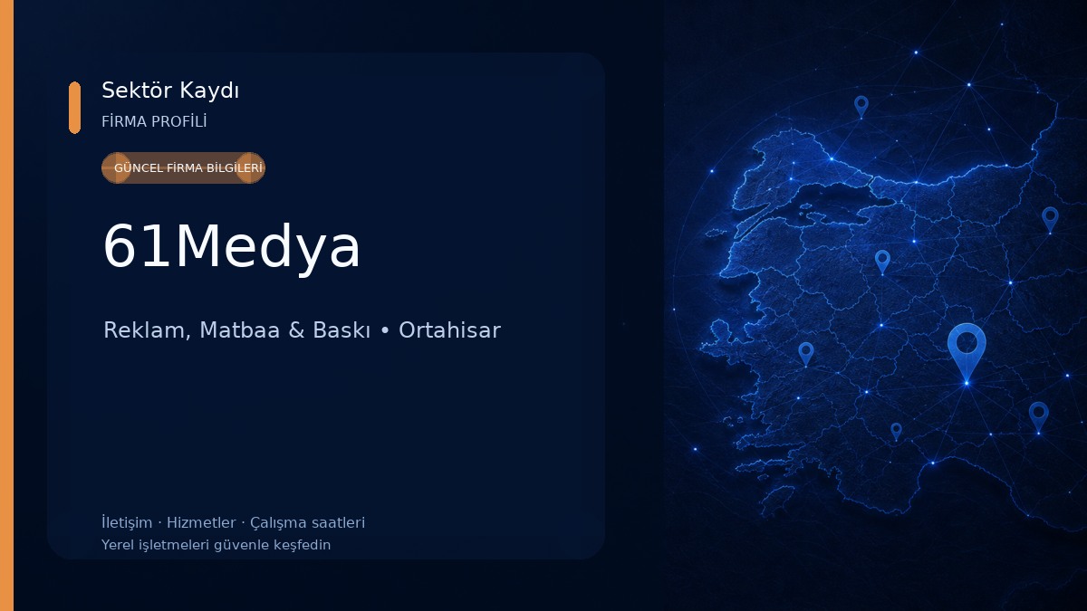 61Medya Reklam, Matbaa & Baskı