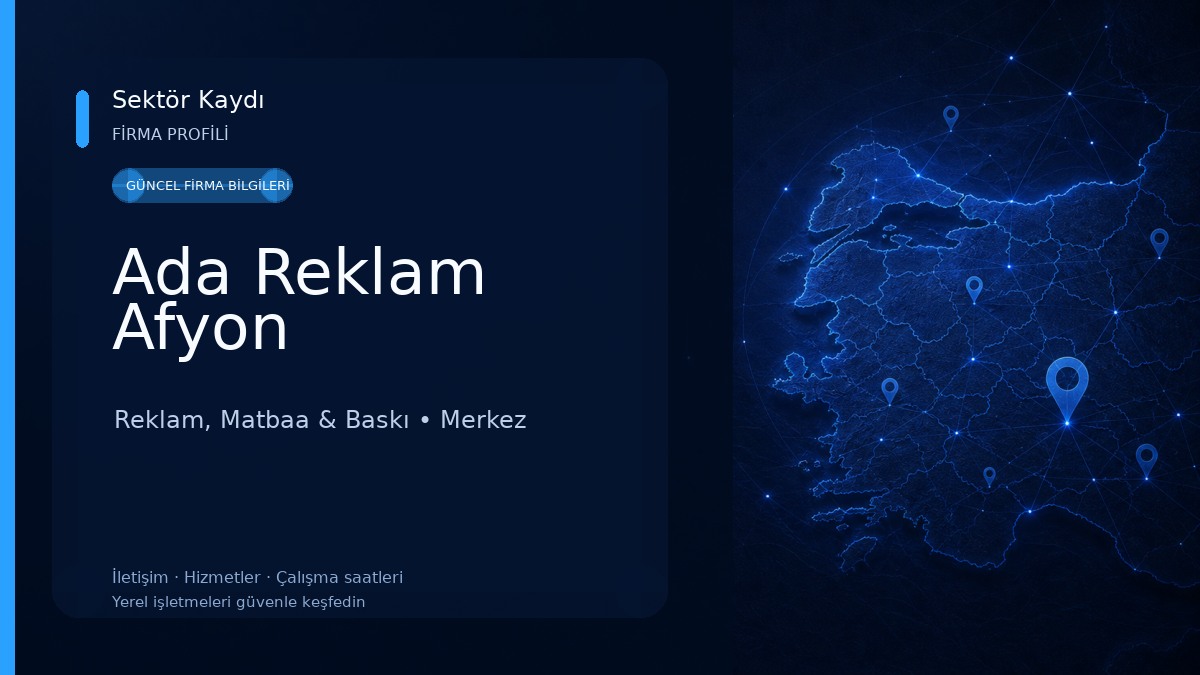 Ada Reklam Afyon 