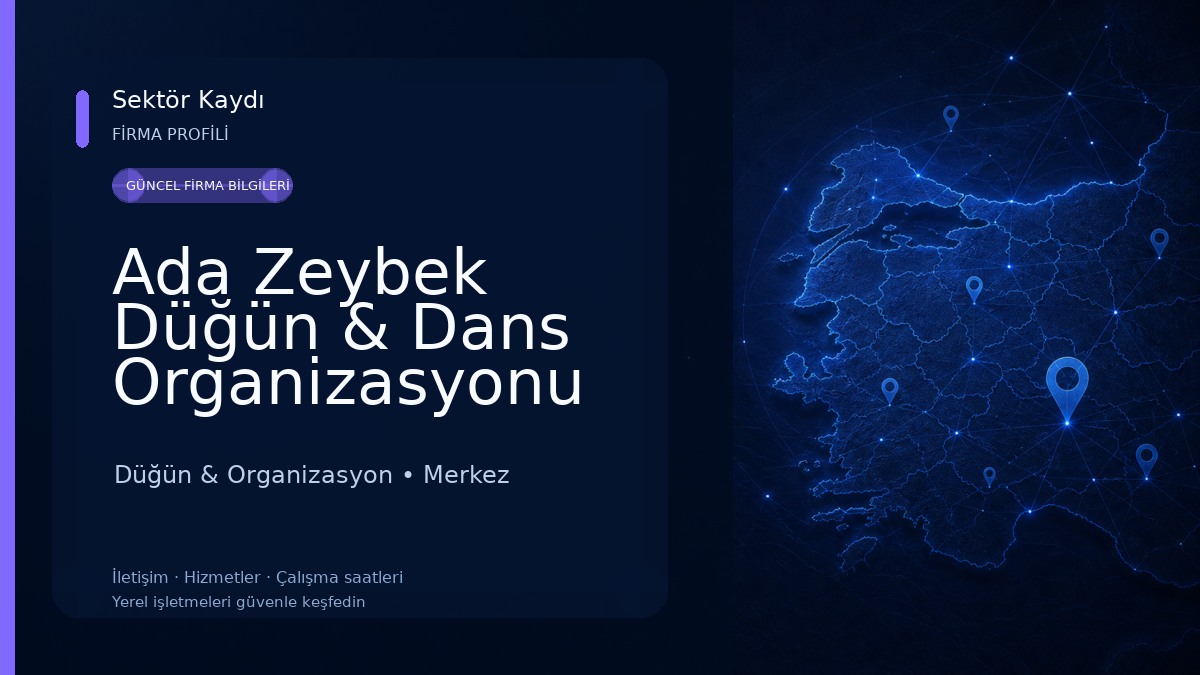 Ada Zeybek Düğün & Dans Organizasyonu