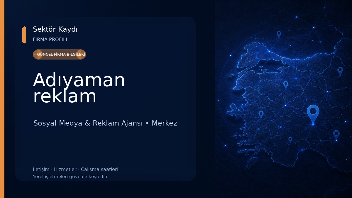 Adıyaman reklam