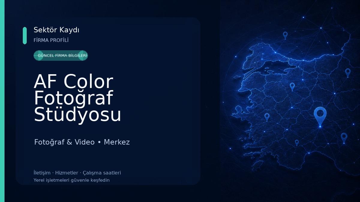 AF Color Fotoğraf Stüdyosu