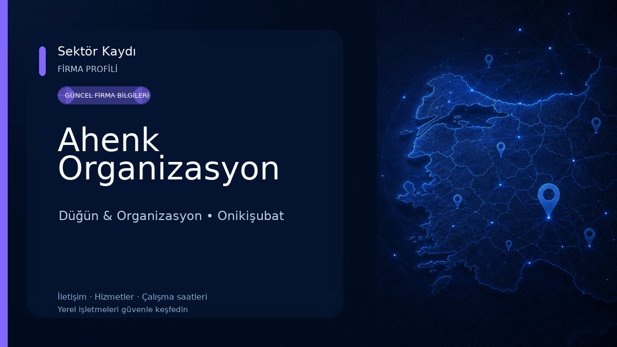 Ahenk Organizasyon Düğün & Organizasyon