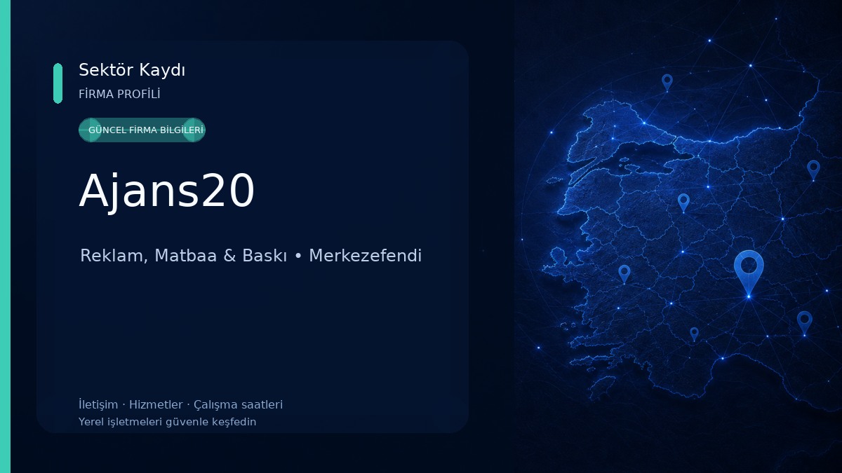 Ajans20 Reklam, Matbaa & Baskı