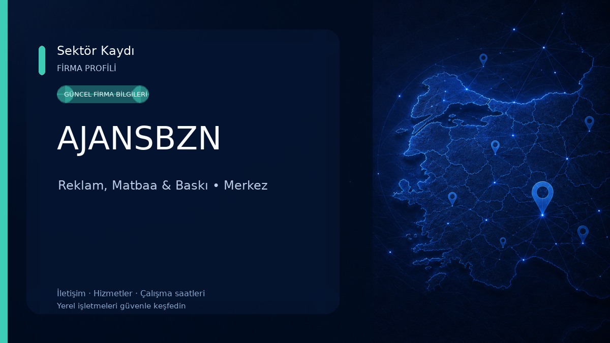 AJANSBZN Reklam, Matbaa & Baskı