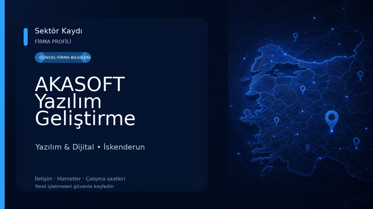 AKASOFT Yazılım Geliştirme Merkezi Yazılım & Dijital