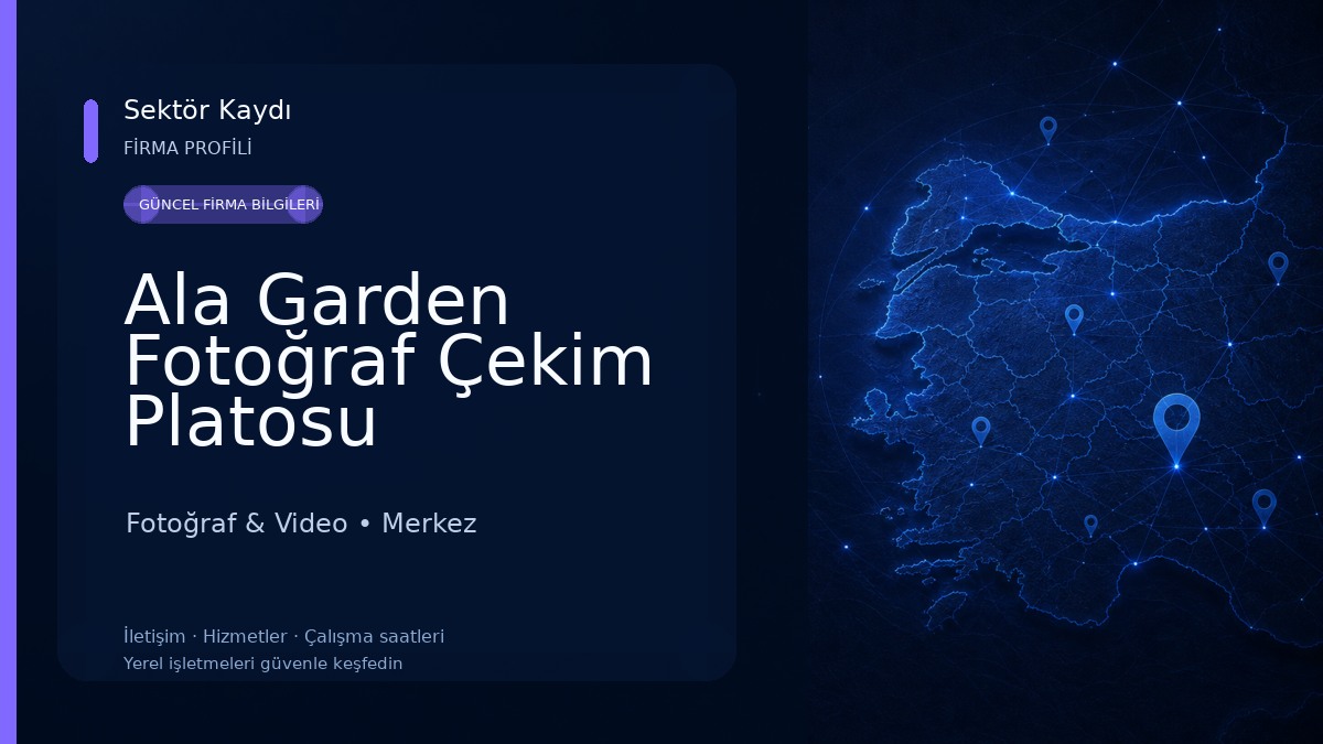 Ala Garden Fotoğraf Çekim Platosu 