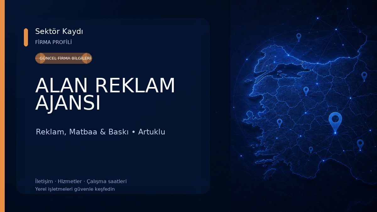 ALAN REKLAM AJANSI Reklam, Matbaa & Baskı