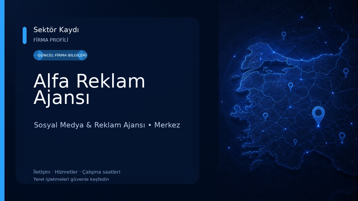 Alfa Reklam Ajansı Sosyal Medya & Reklam Ajansı