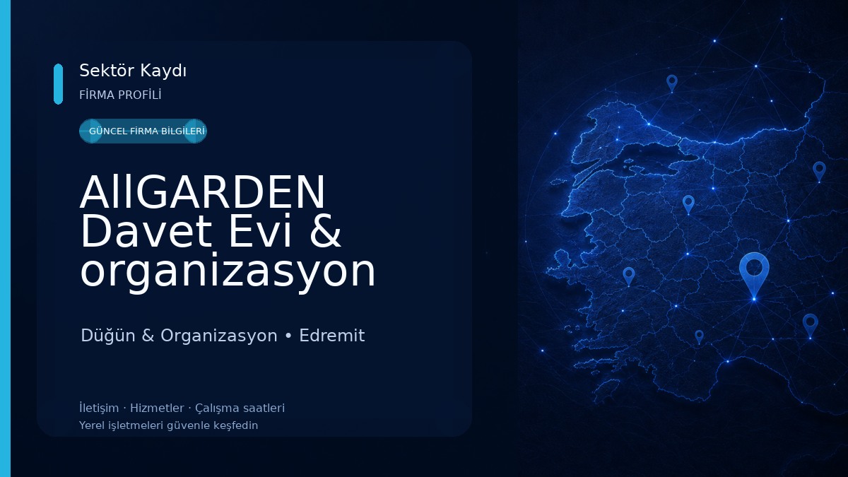 AllGARDEN Davet Evi & organizasyon Düğün & Organizasyon