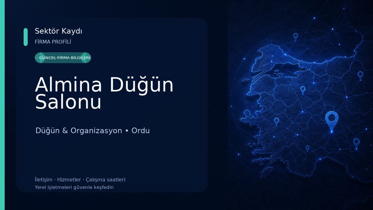 Almina Düğün Salonu Düğün & Organizasyon