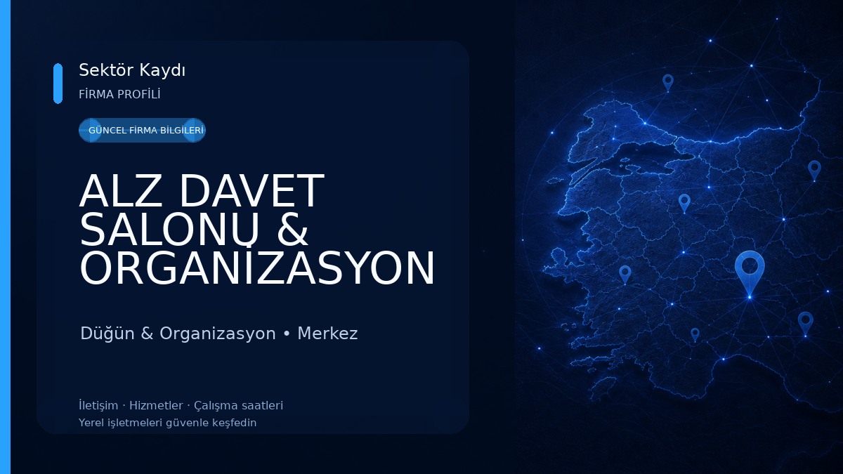 ALZ DAVET SALONU & ORGANİZASYON
