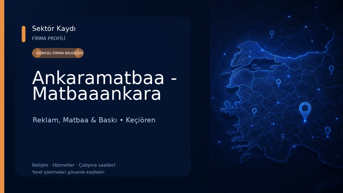 Ankaramatbaa - Matbaaankara Reklam, Matbaa & Baskı