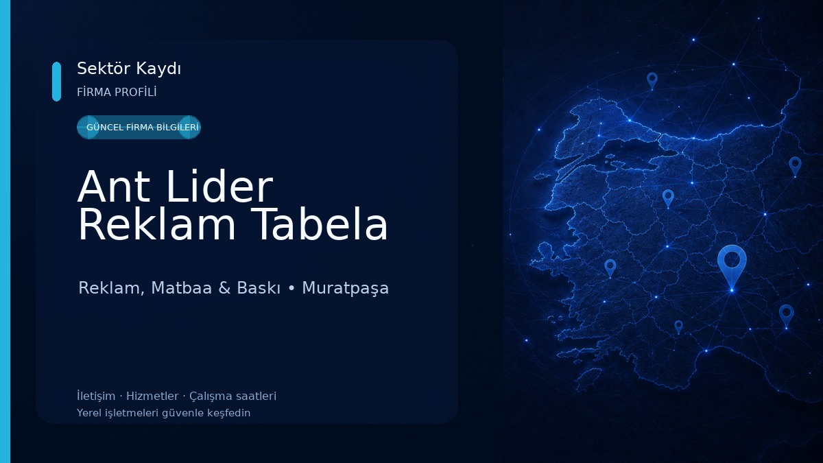 Ant Lider Reklam Tabela 