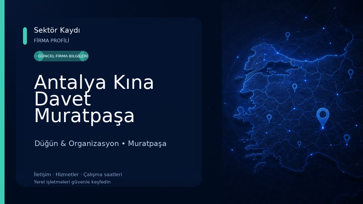 Antalya Kına Davet Muratpaşa Düğün & Organizasyon
