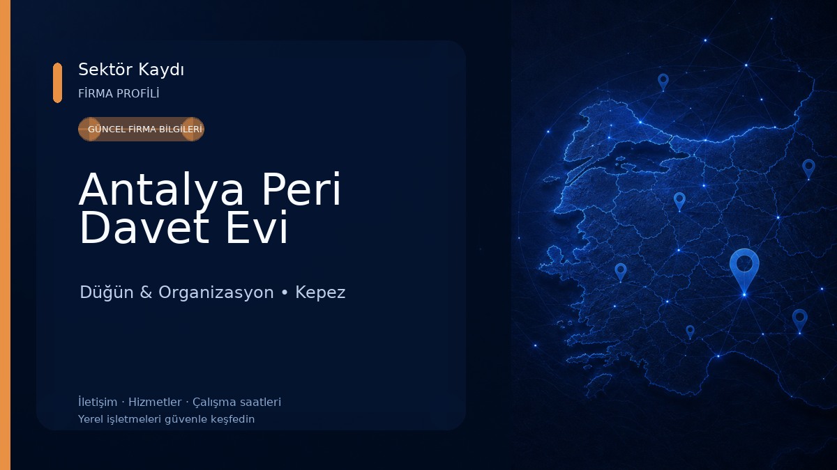 Antalya Peri Davet Evi Düğün & Organizasyon