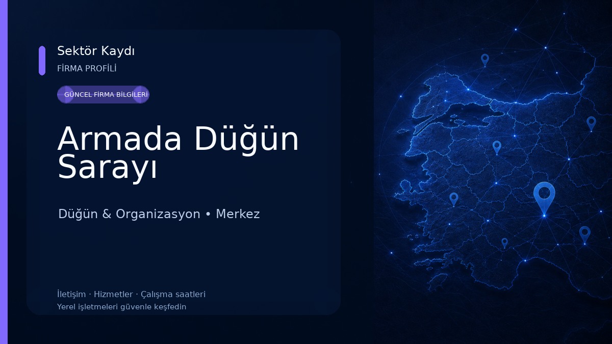 Armada Düğün Sarayı Düğün & Organizasyon