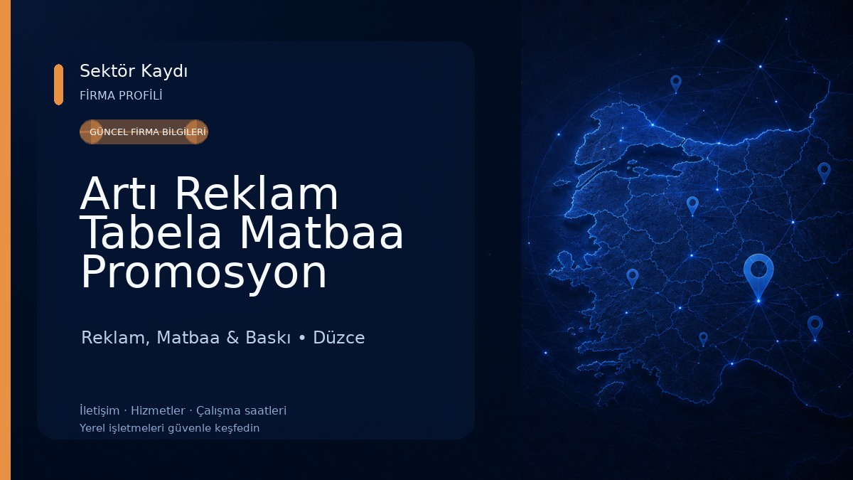 Artı Reklam Tabela Matbaa Promosyon 