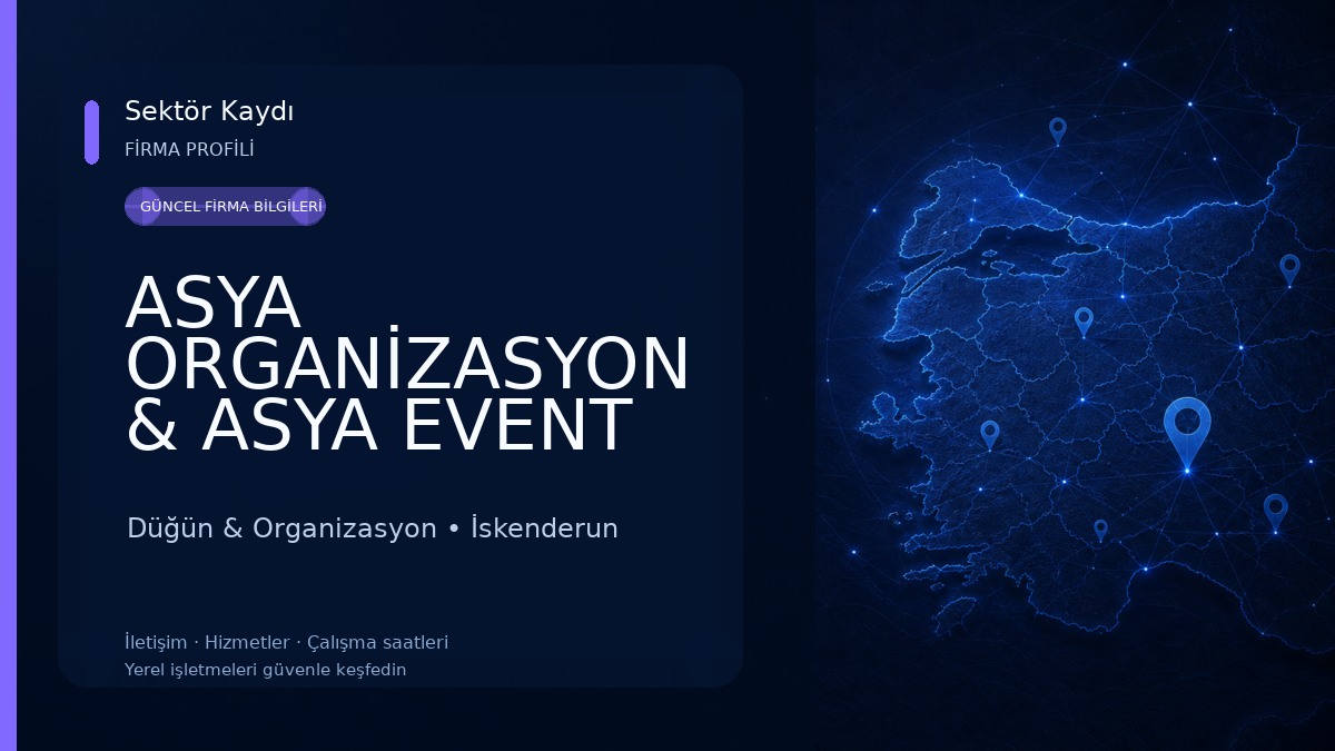 ASYA ORGANİZASYON & ASYA EVENT HALL Düğün & Organizasyon