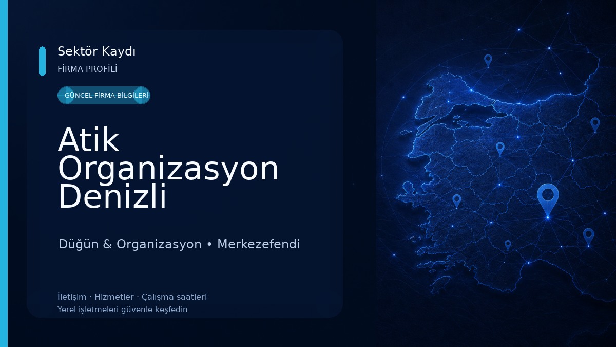 Atik Organizasyon Denizli Düğün & Organizasyon