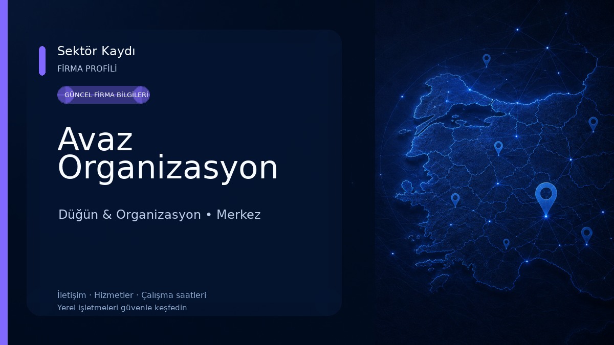Avaz Organizasyon Düğün & Organizasyon
