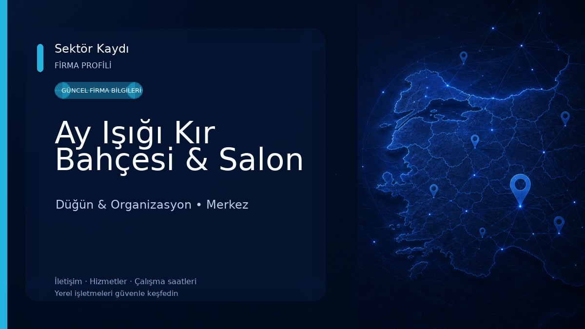 Ay Işığı Kır Bahçesi & Salon Düğün & Organizasyon