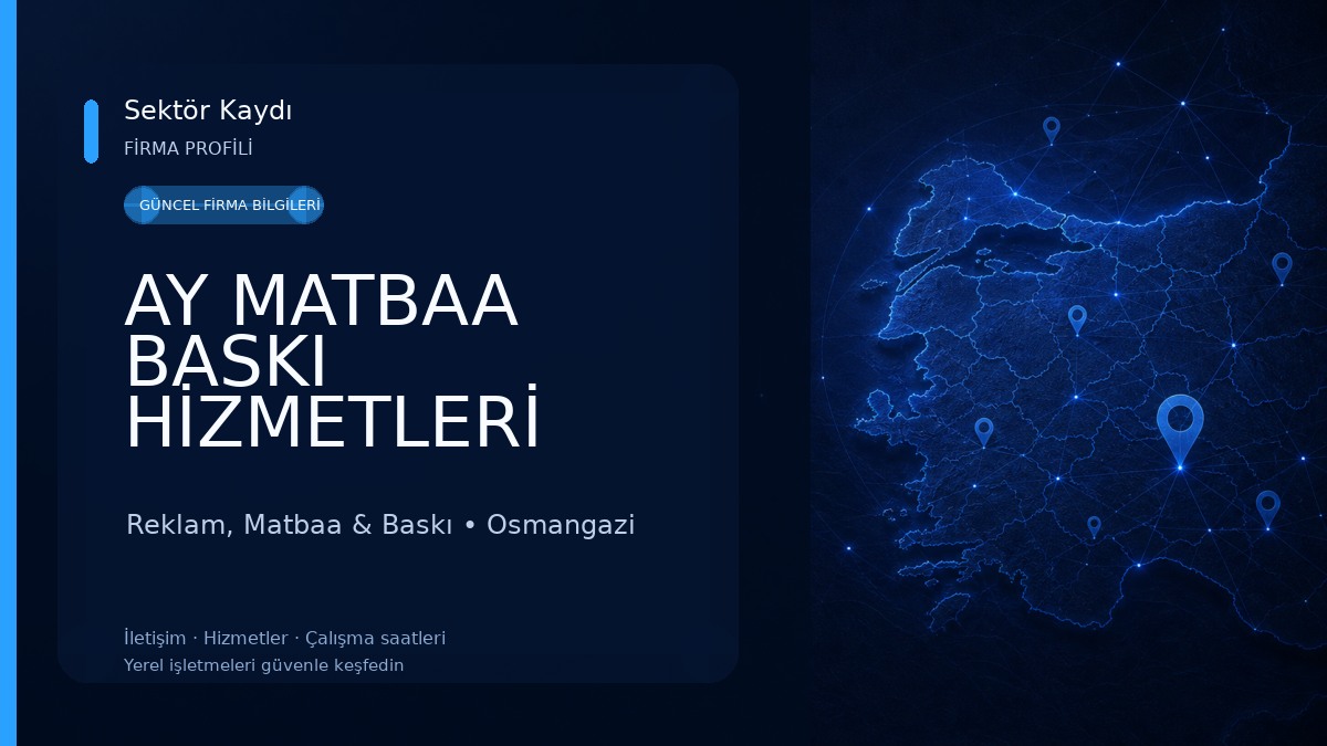 AY MATBAA BASKI HİZMETLERİ Reklam, Matbaa & Baskı