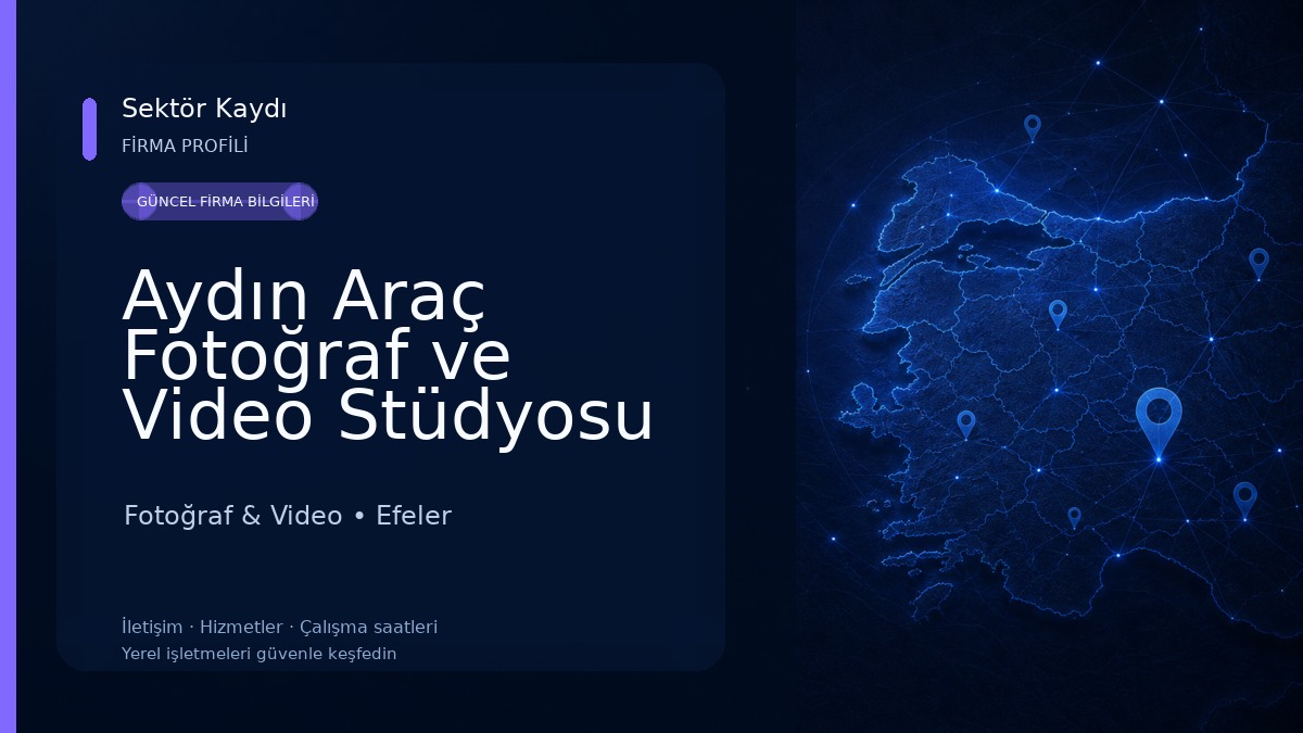 Aydın Araç Fotoğraf ve Video Stüdyosu