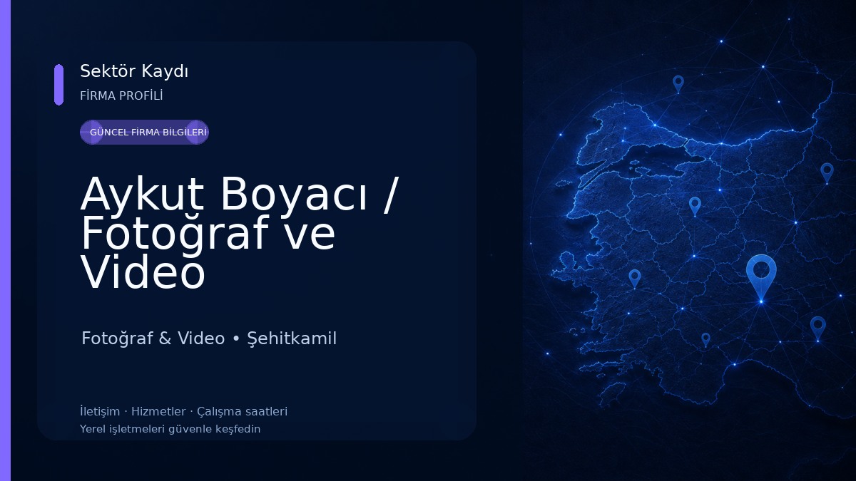Aykut Boyacı / Fotoğraf ve Video Fotoğraf & Video