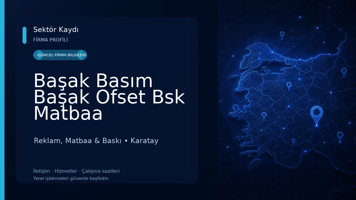Başak Basım Başak Ofset Bsk Matbaa Reklam, Matbaa & Baskı