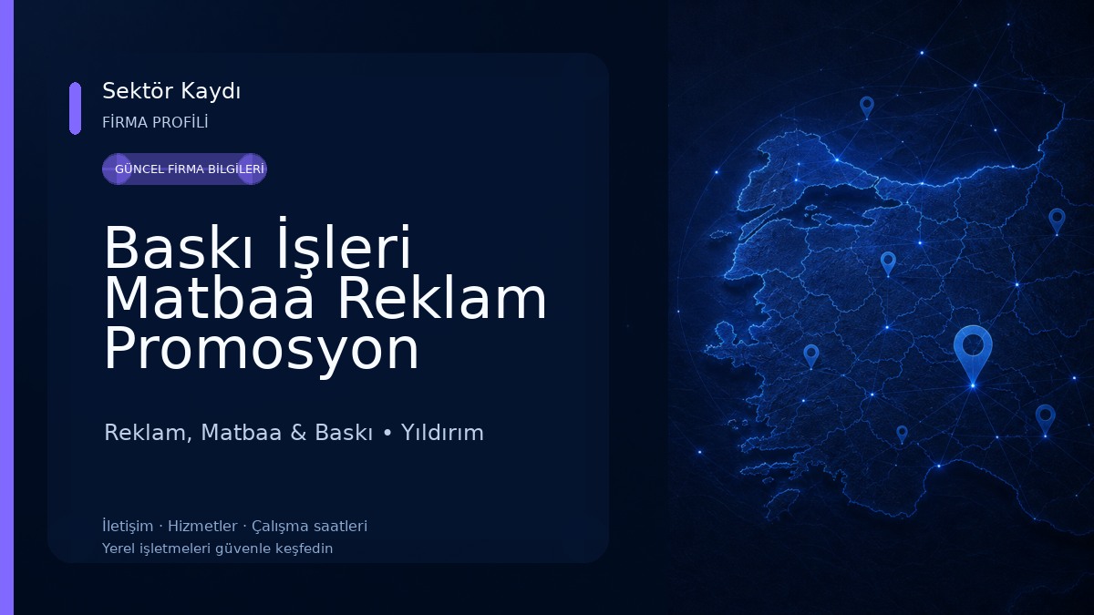 Baskı İşleri Matbaa Reklam Promosyon Reklam, Matbaa & Baskı