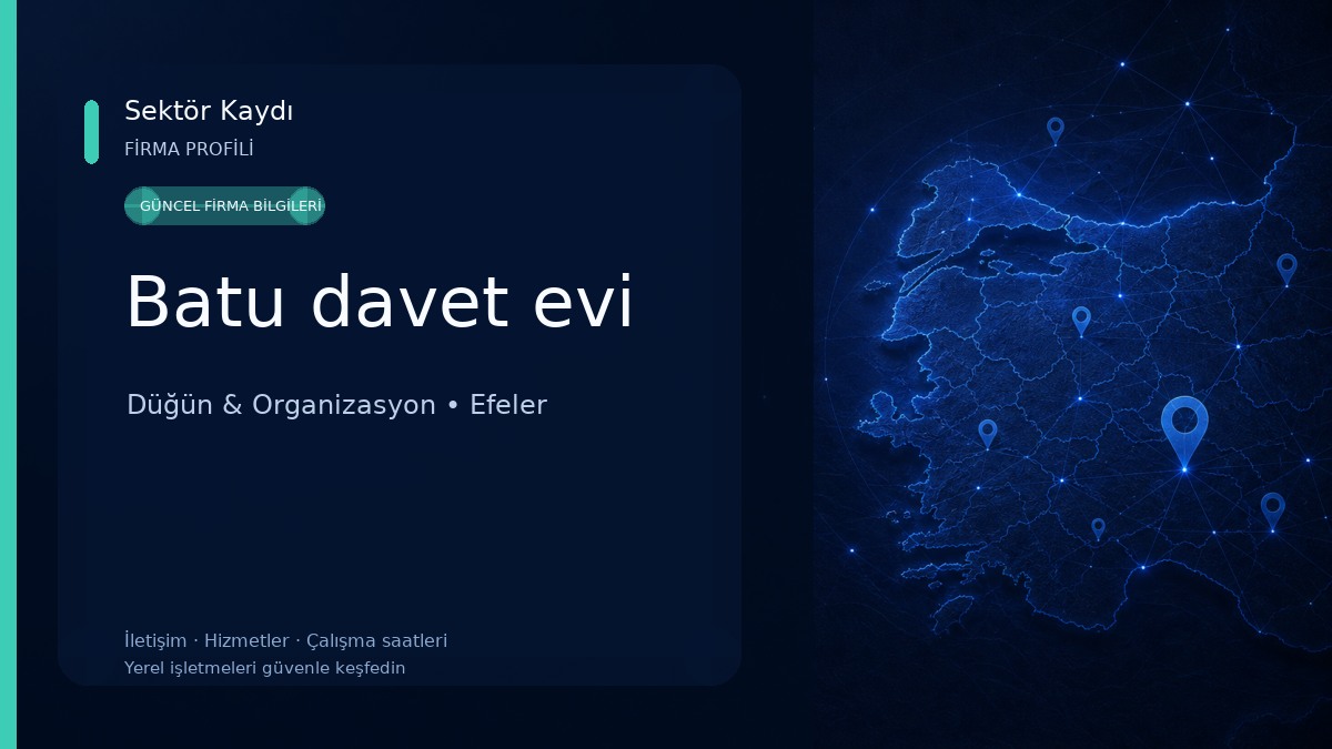 Batu davet evi Düğün & Organizasyon