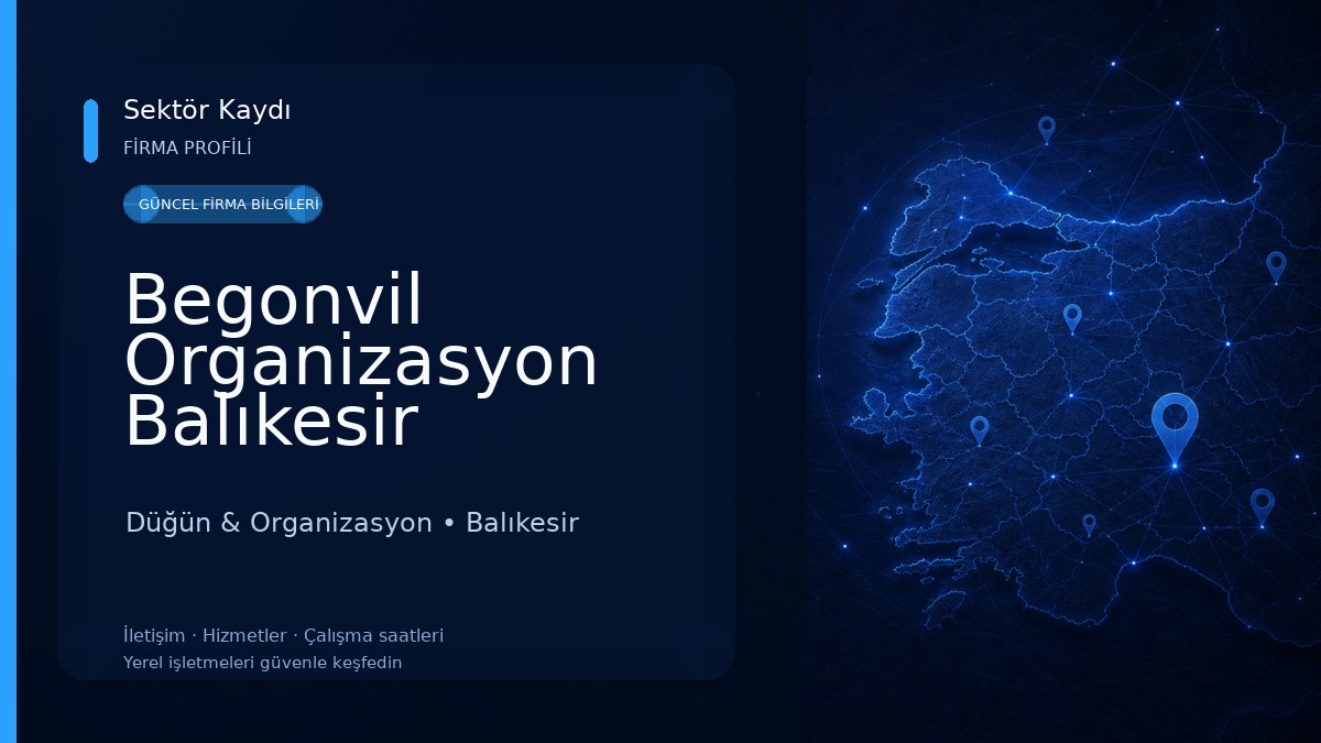 Begonvil Organizasyon Balıkesir 