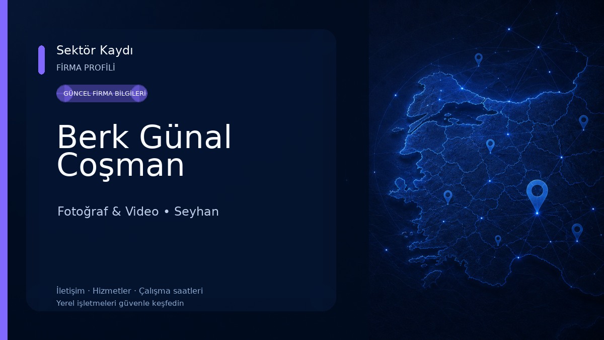 Berk Günal Coşman Fotoğraf & Video