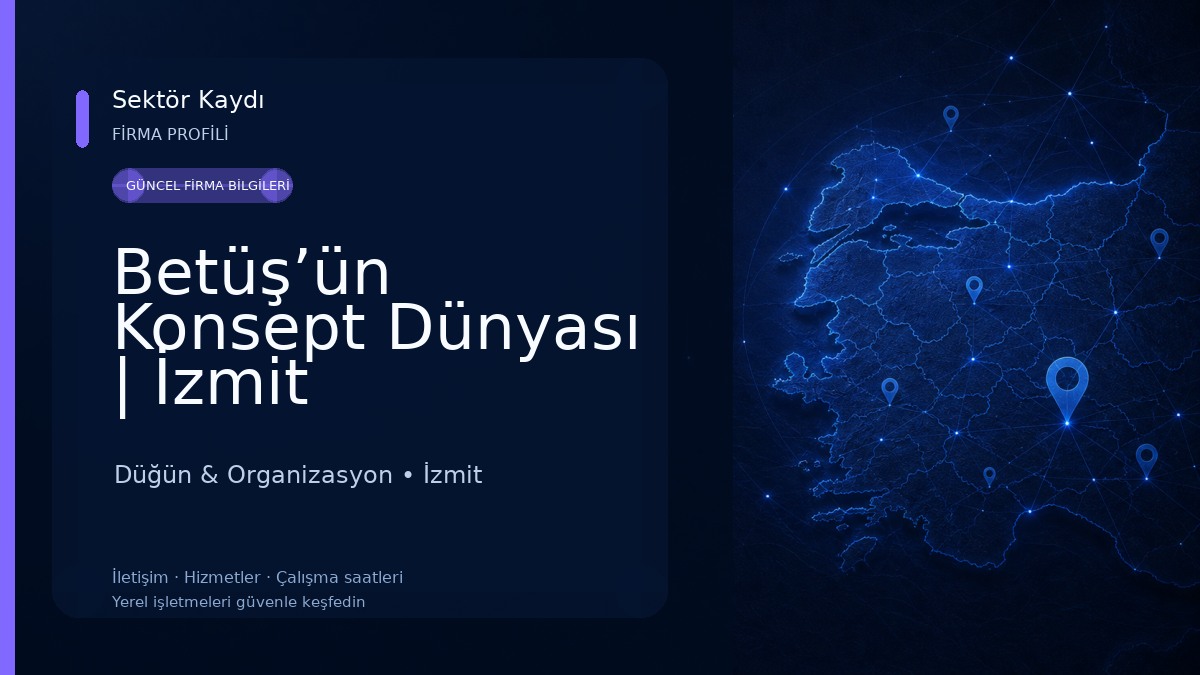 Betüş’ün Konsept Dünyası | İzmit Organizasyon & Doğum Günü Süsleme