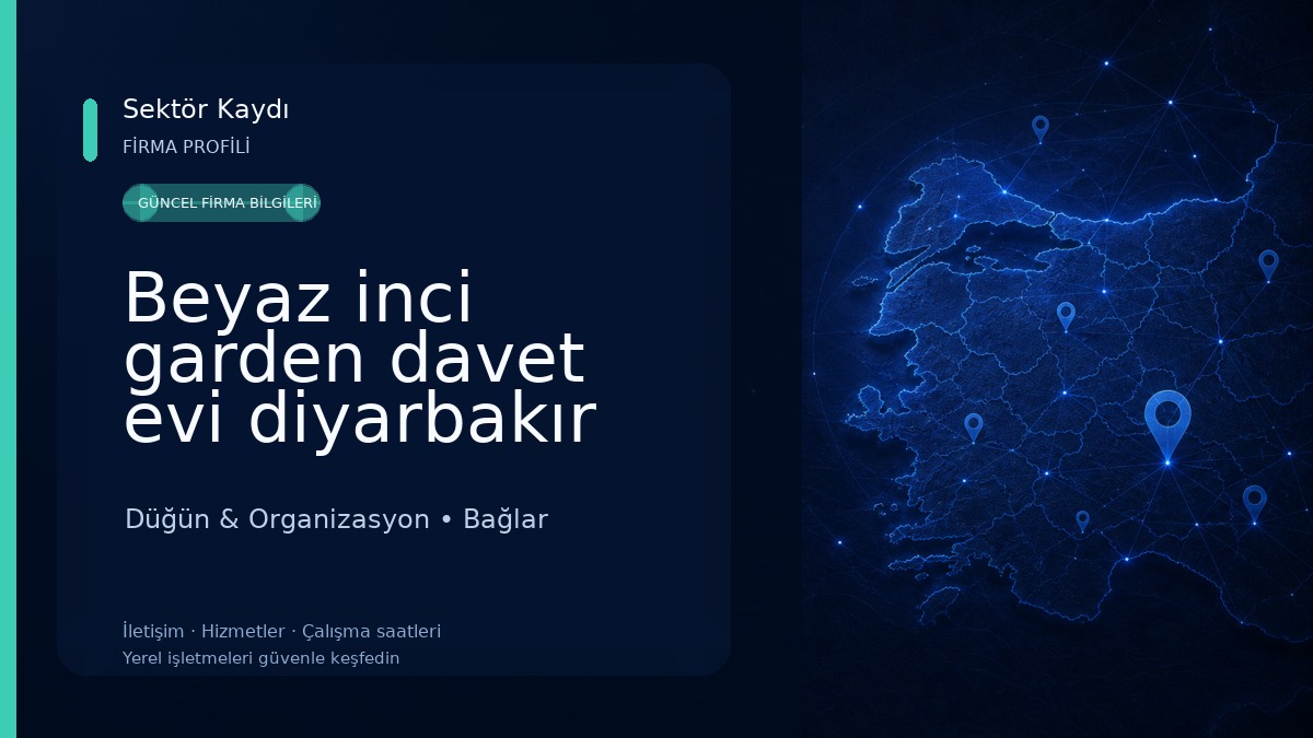 Beyaz inci garden davet evi diyarbakır Düğün & Organizasyon