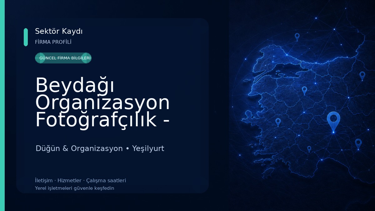 Beydağı Organizasyon Fotoğrafçılık - Malatya Düğün & Organizasyon