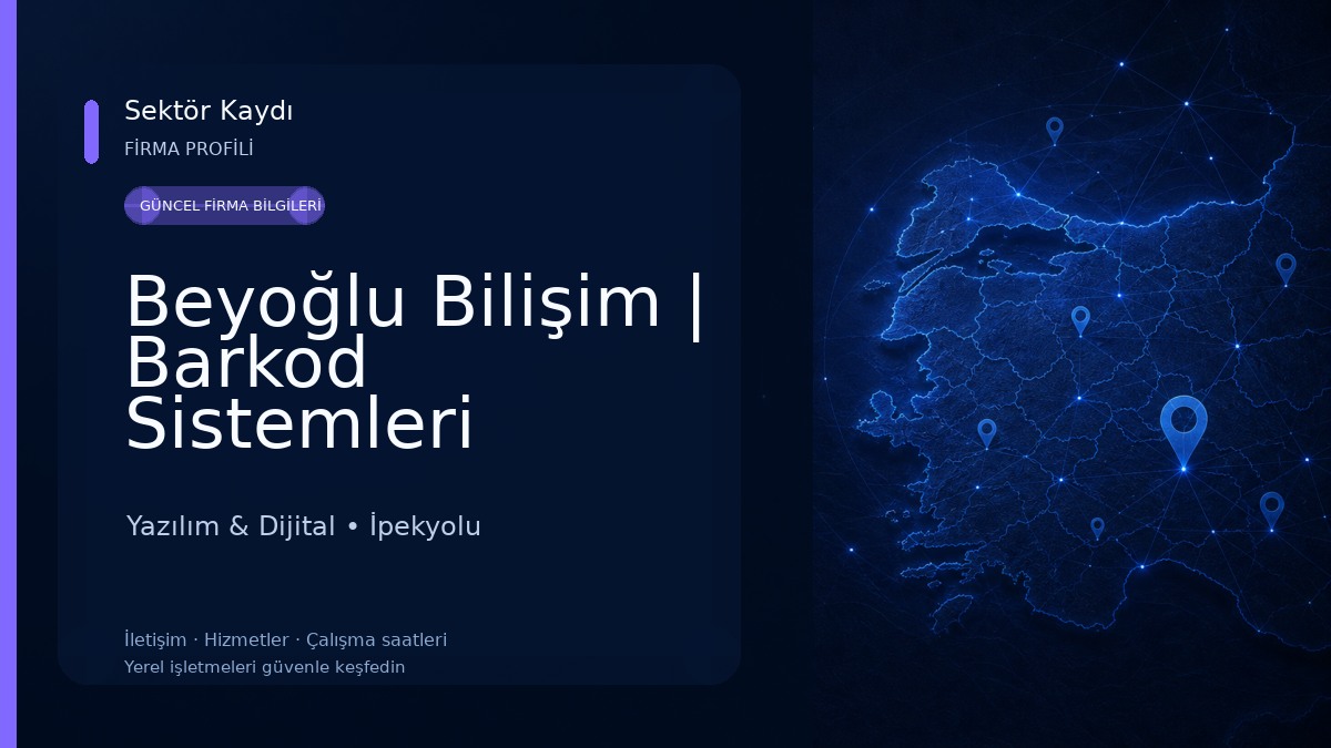 Beyoğlu Bilişim | Barkod Sistemleri Yazılım & Dijital