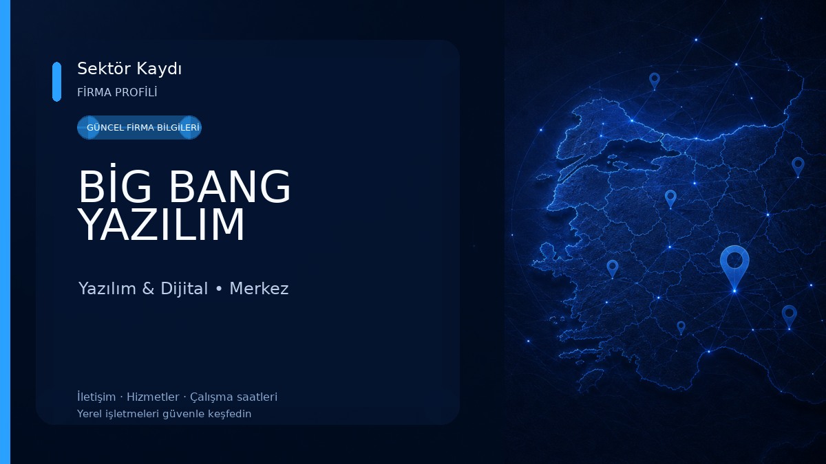 BİG BANG YAZILIM 