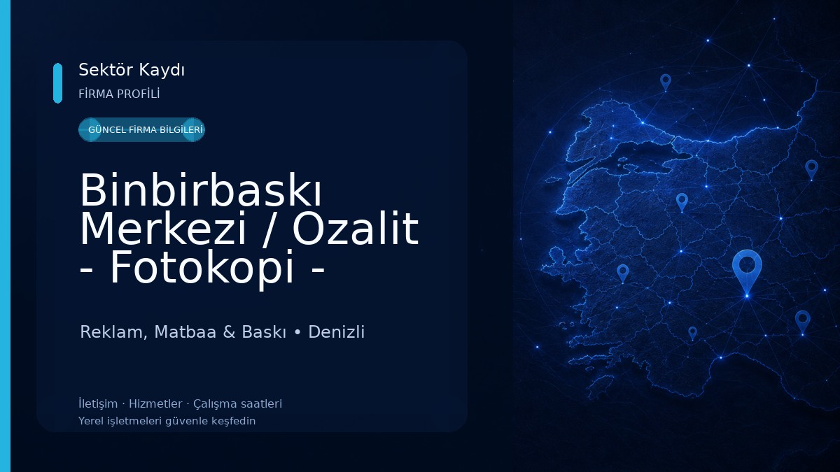 Binbirbaskı Merkezi / Ozalit - Fotokopi - Renkli Baskı - Proje - Promosyon - Kırtasiye - Tshirt Baskı Merkezi