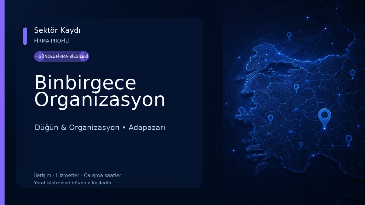 Binbirgece Organizasyon Düğün & Organizasyon