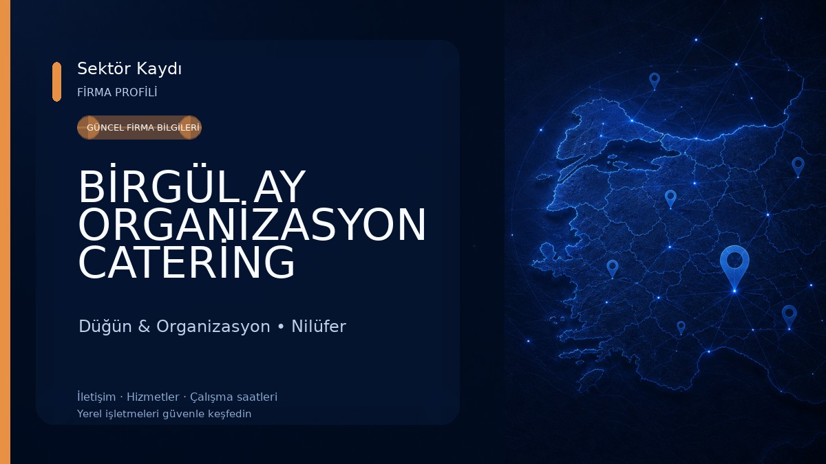BİRGÜL AY ORGANİZASYON CATERİNG EVENT WEDDİNG