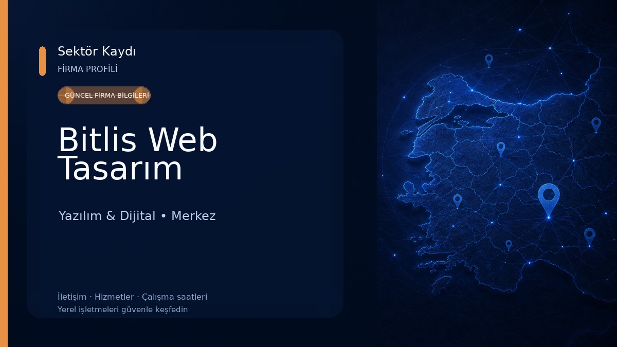 Bitlis Web Tasarım 