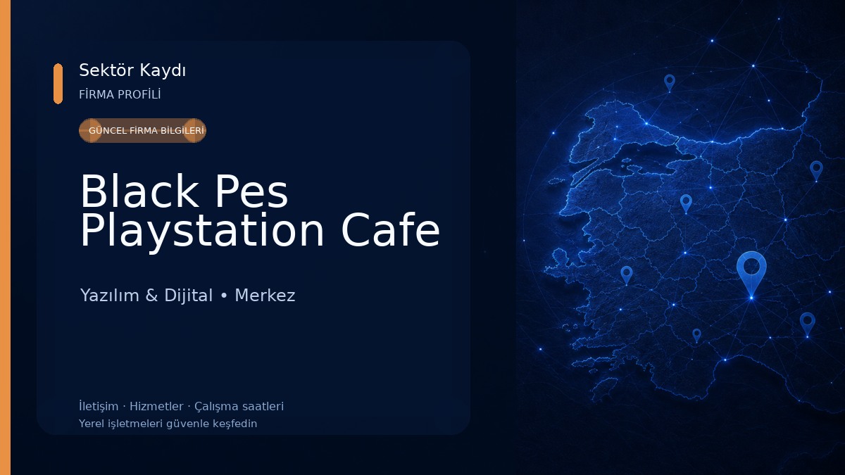 Black Pes Playstation Cafe