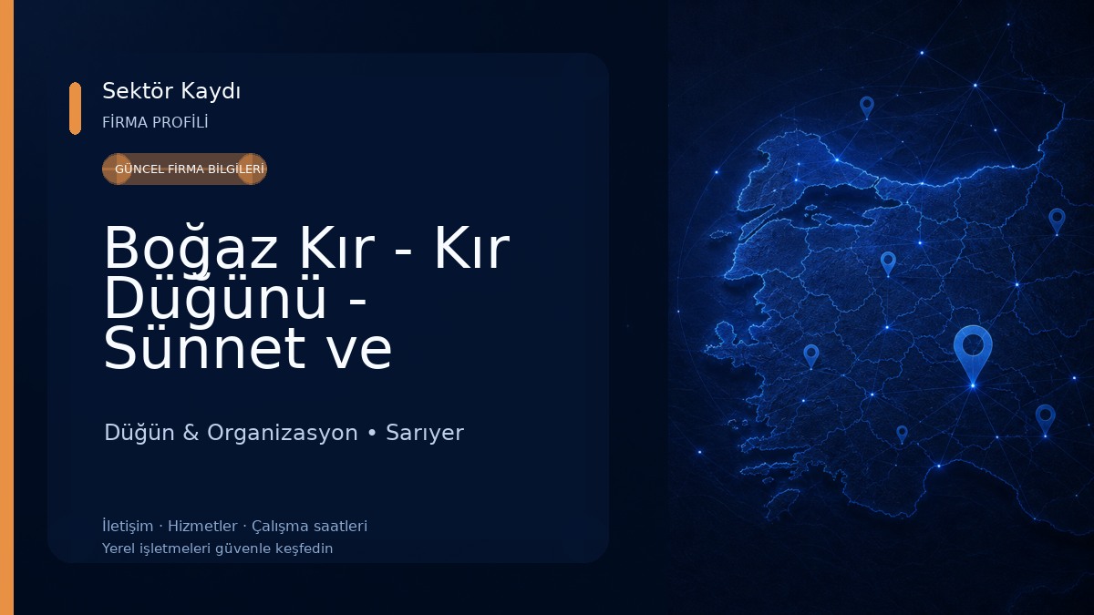 Boğaz Kır - Kır Düğünü - Sünnet ve Düğün Organizasyonu - Düğün Salonu Düğün & Organizasyon