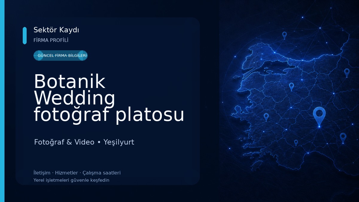 Botanik Wedding fotoğraf platosu 