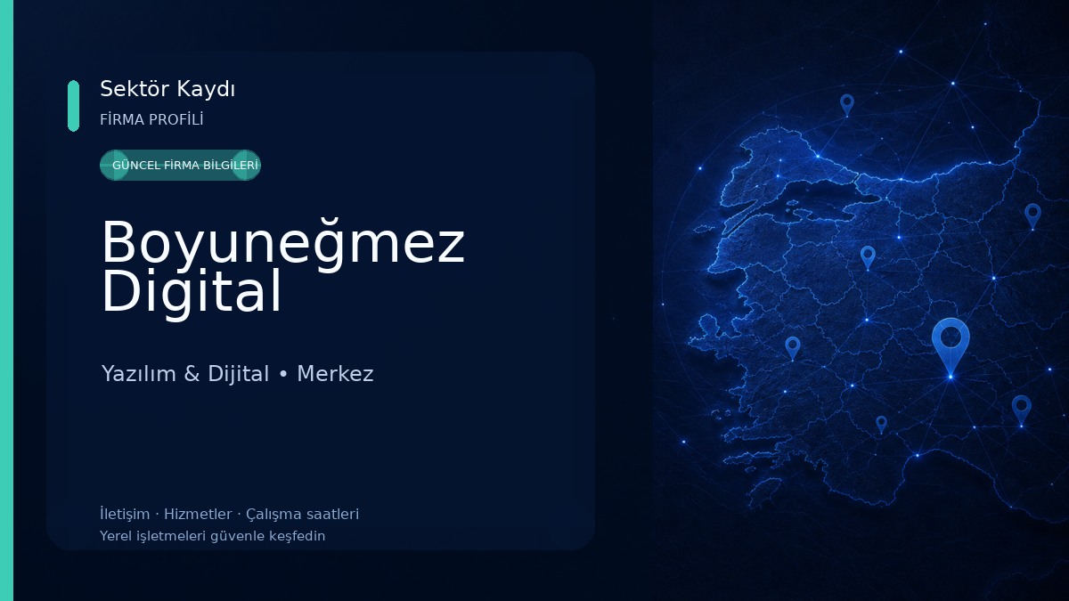 Boyuneğmez Digital