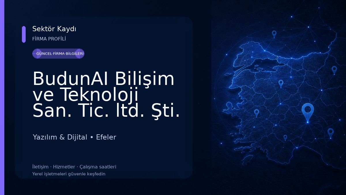 BudunAI Bilişim ve Teknoloji San. Tic. ltd. Şti.