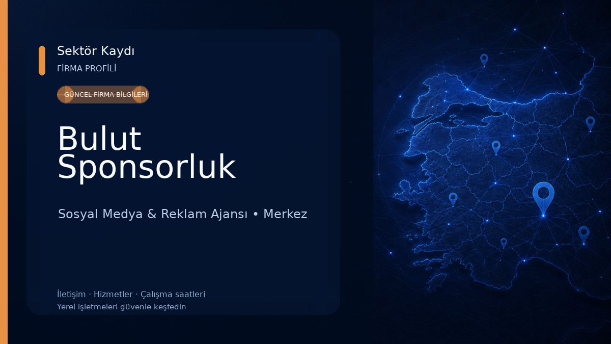 Bulut Sponsorluk Sosyal Medya & Reklam Ajansı