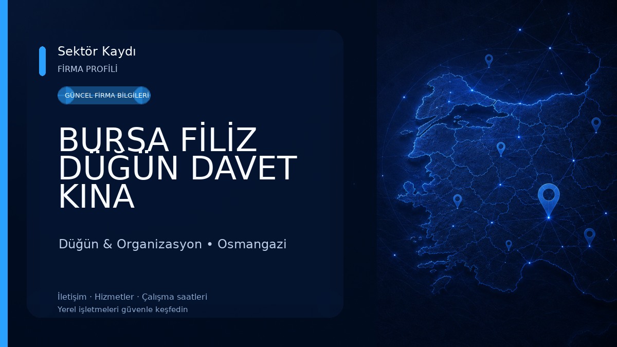 BURSA FİLİZ DÜĞÜN DAVET KINA ORGANİZASYON FİRMASI Düğün & Organizasyon